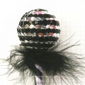 Schwarz -Weiß -Pailletten Ball Craft Ball Stift